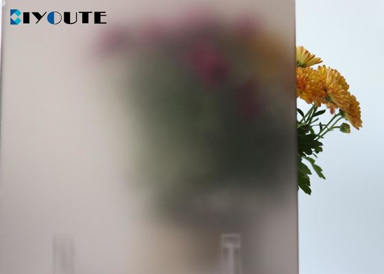 Shower Acid Etched Toughened Glass Uniform And Very Thin Sand Grain Translucent