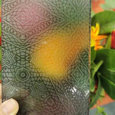 Frosted Obscure Acid Etched Laminated Glass Interior Exterior Decoration